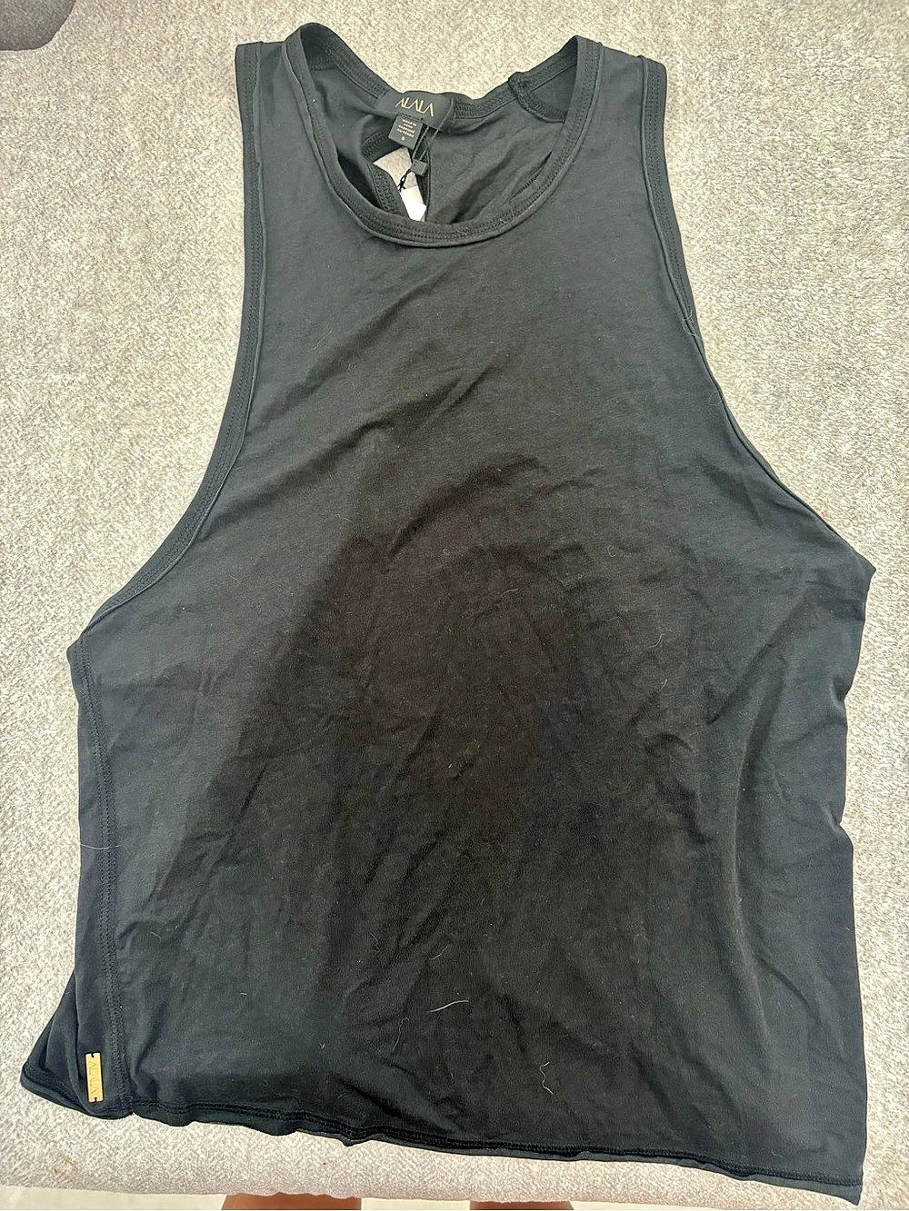 ALALA All Day Tank Top in Black Size Small